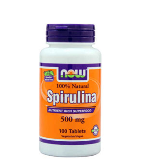 Spiruline Bio Organique - 180 Comprimés De 500 Mg - Fabriqué En Inde