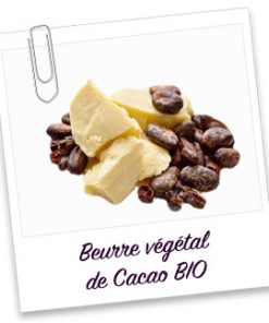 Beurre végétal de cacao bio filtré