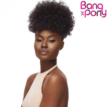 Bang X Pony Nasha Outre Postiche Afro avec frange