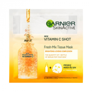 GARNIER SkinActive Masque Tissu Fresh-Mix Vitamine C Shot