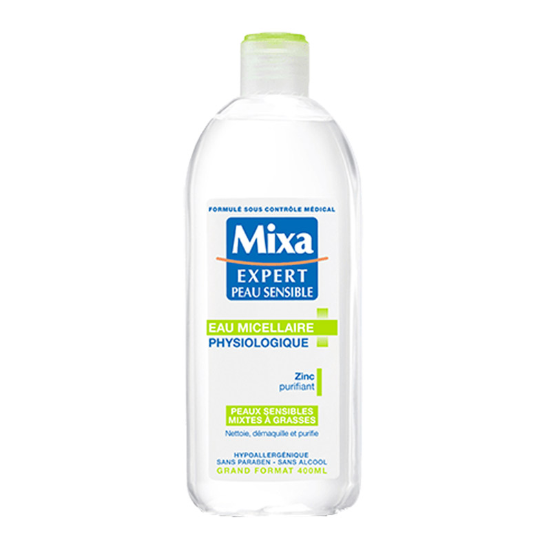 Mixa Eau Micellaire Physiologique Purifiante Peaux Sensibles Mixtes Et Grasses