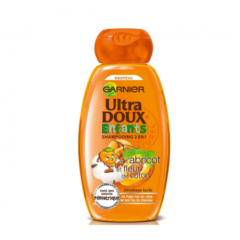 GARNIER Ultra Doux Enfants Shampooing 2 en 1 à l'abricot